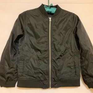 ME JANE Full Zipper Lined Black Girl's Jacket ~ Size 12